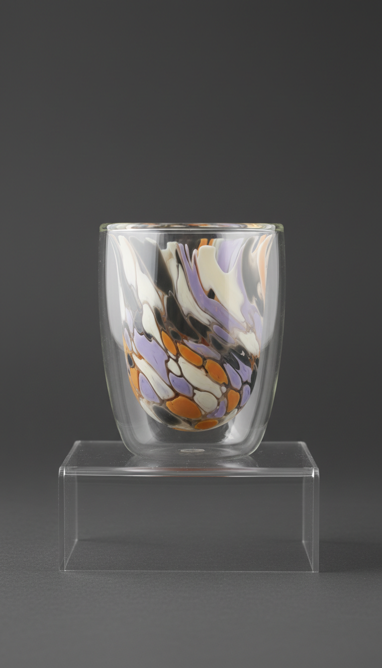 Artist Edition Double-Walled Glass Cup