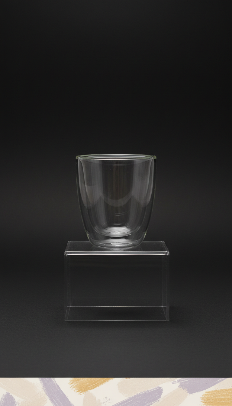 Double-Walled Borosilicate Glass Cup
